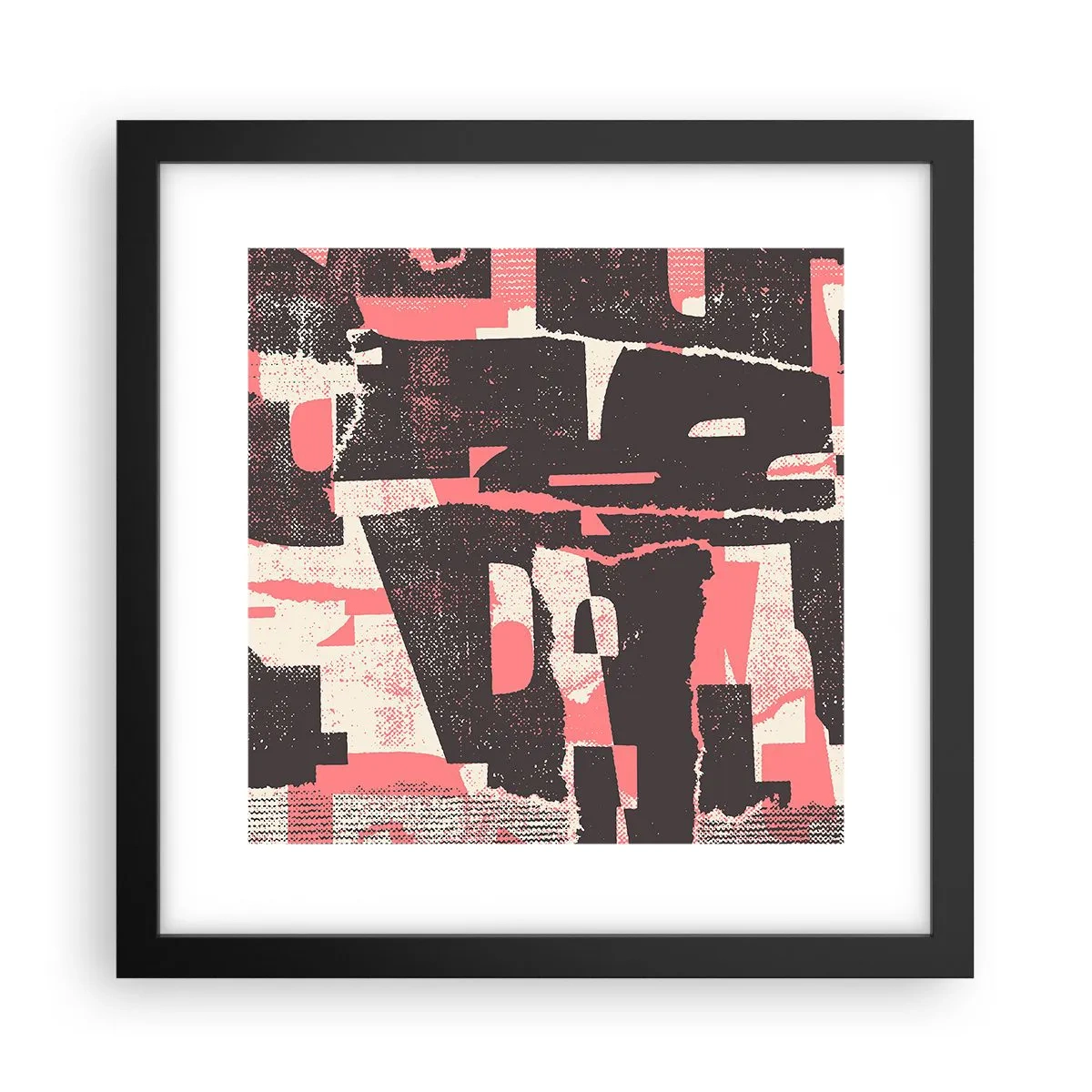 Plakat w czarnej ramie - Cały ten zgiełk - 30x30 cm