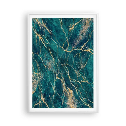 Plakat w białej ramie - Żyła złota - 70x100 cm