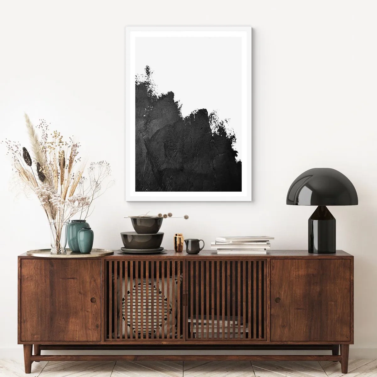 Plakat w białej ramie - Żywioły: ziemia - 70x100 cm