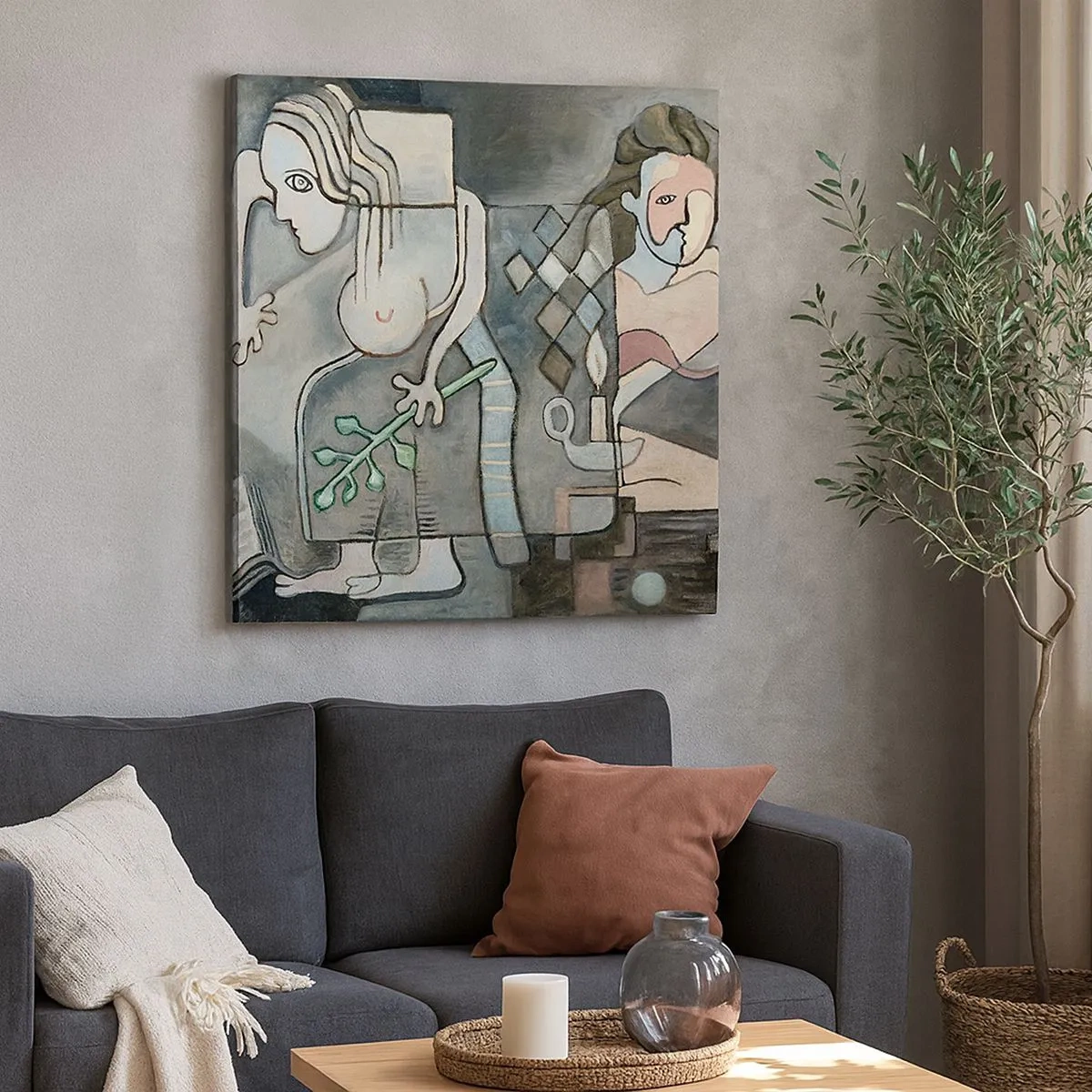 Obraz na płótnie - Mozaika ducha i materii - 30x30 cm