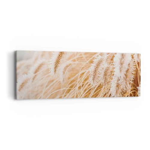 Obraz na płótnie - Złoty szelest traw - 90x30 cm