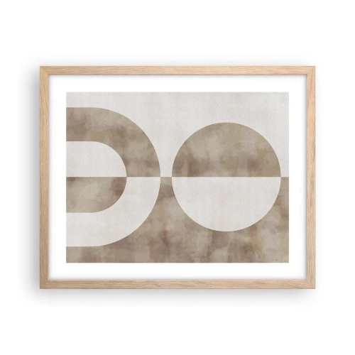 Plakat w ramie jasny dąb - Podobieństwa i różnice - 50x40 cm