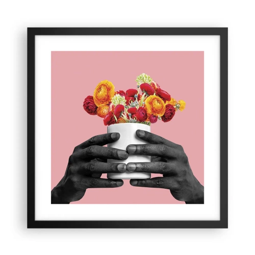 Plakat w czarnej ramie - Apoteoza życia - 40x40 cm