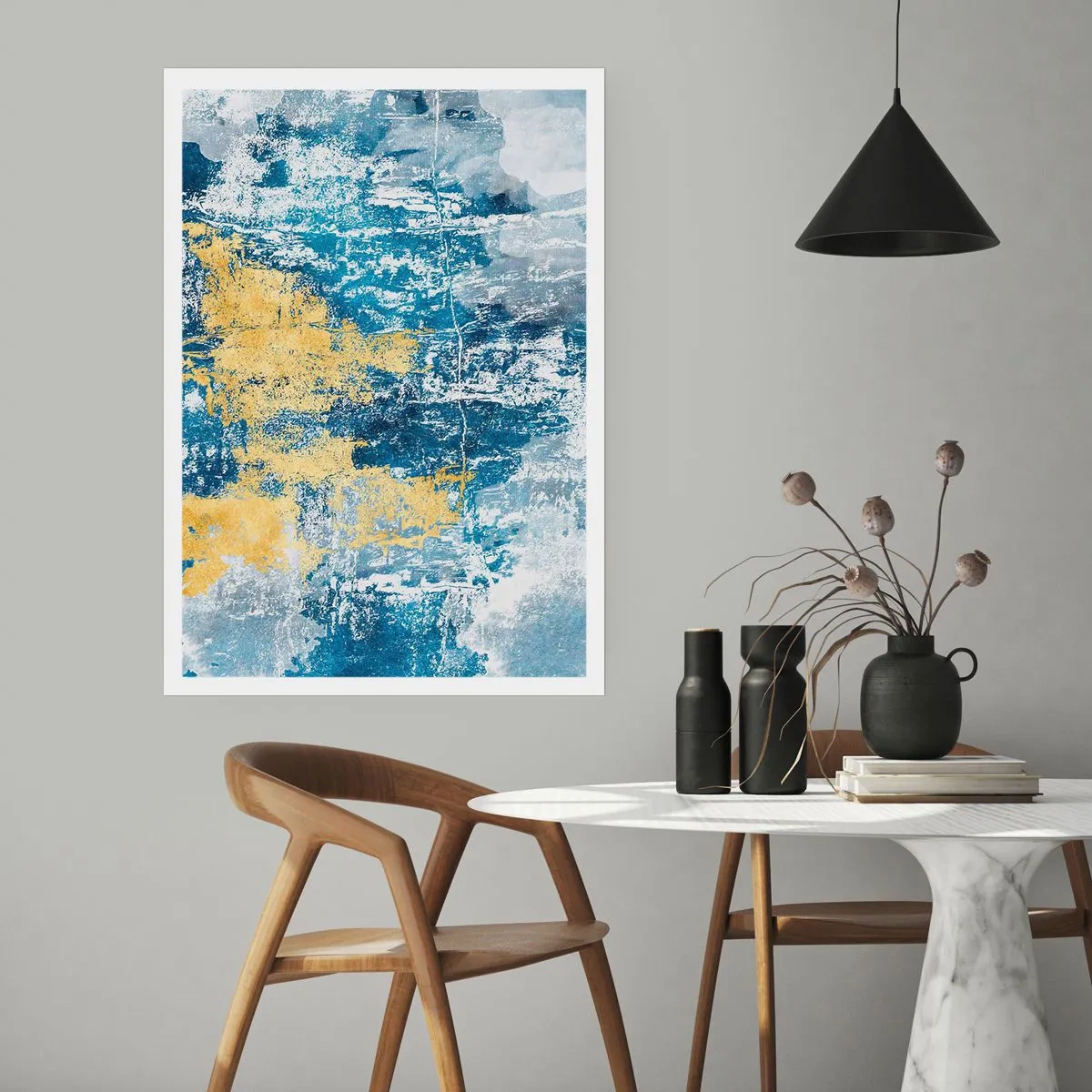 Plakat - Abstrakcja pełna pogody - 70x100 cm