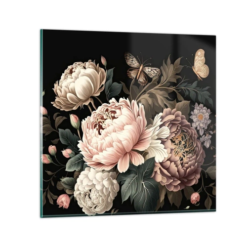 Obraz na szkle - W barokowym stylu - 60x60 cm