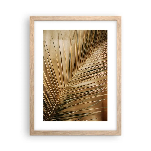 Plakat w ramie jasny dąb - Naturalna kolumnada - 30x40 cm