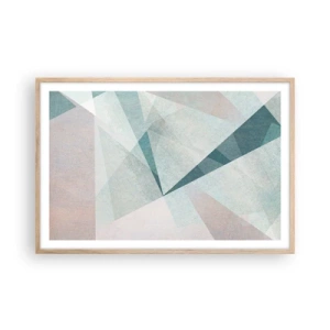 Plakat w ramie jasny dąb - Spokojnie choć dynamicznie - 91x61 cm