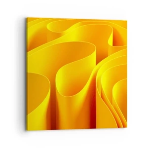 Obraz na płótnie - Jak fale słońca - 70x70 cm