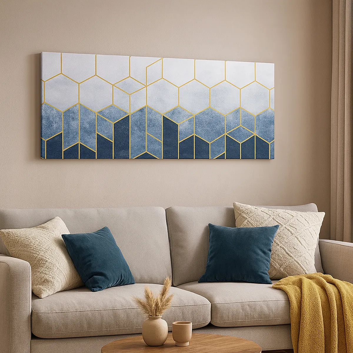 Obraz na płótnie - Kompozycja w synkopowym rytmie - 30x30 cm