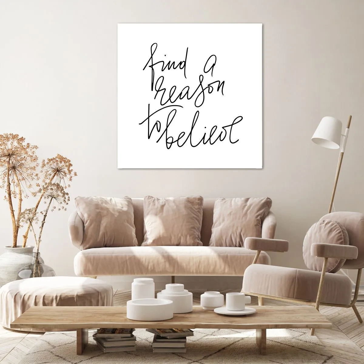 Obraz na płótnie - To możliwe - 70x70 cm