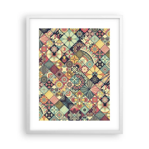Plakat w białej ramie - Marokańskie klimaty - 40x50 cm