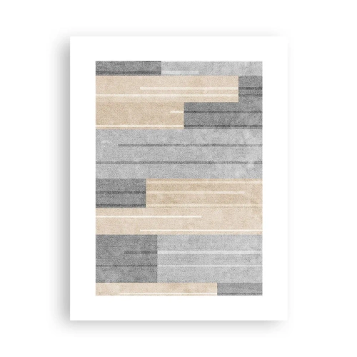 Plakat - Kompozycja: trzymać pion - 30x40 cm