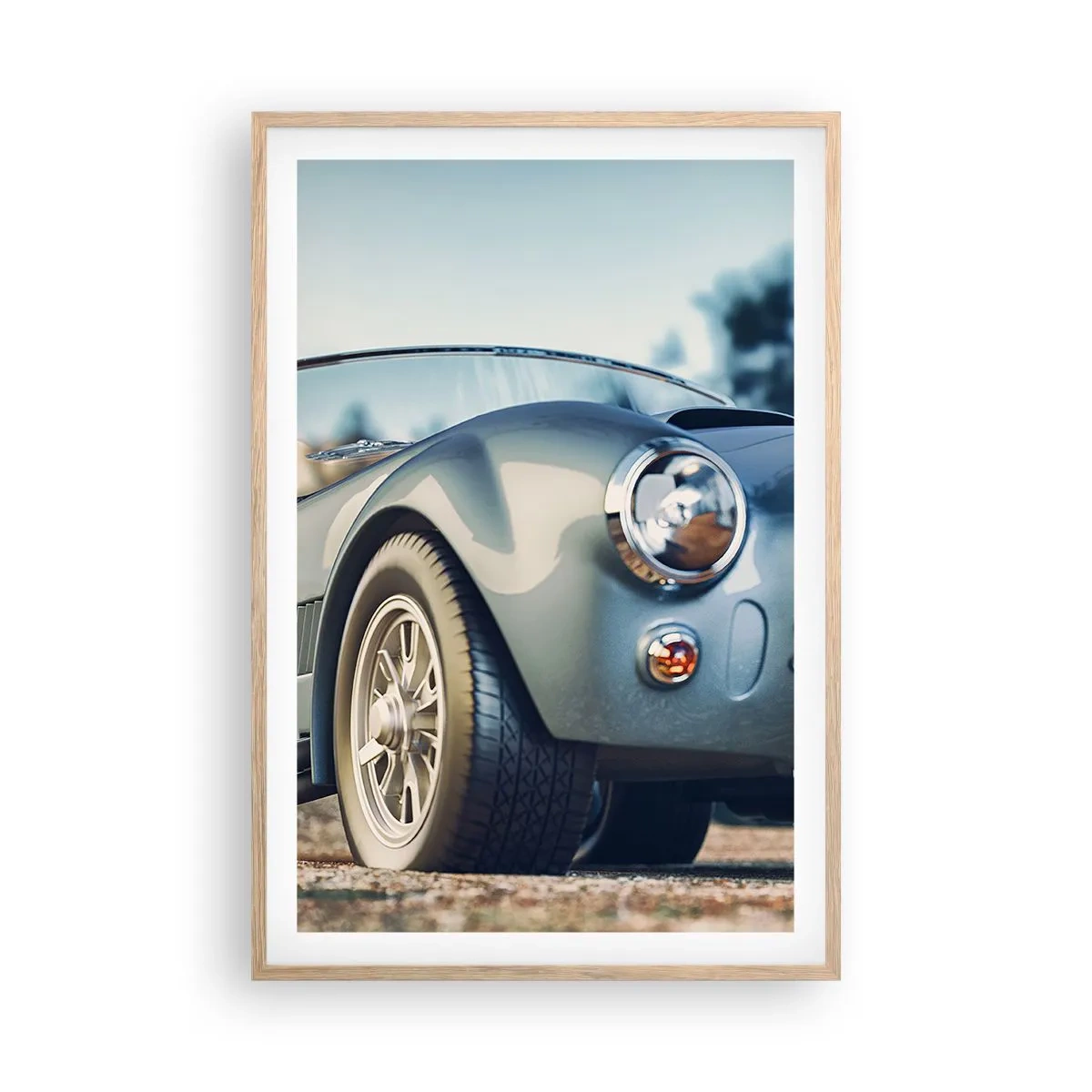Plakat w ramie jasny dąb - Bo liczy się styl - 61x91 cm