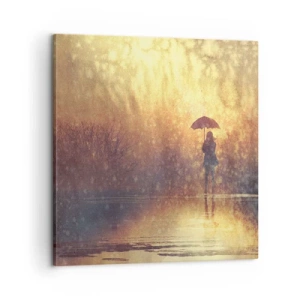 Obraz na płótnie - Czuję, że ktoś na mnie patrzy - 60x60 cm