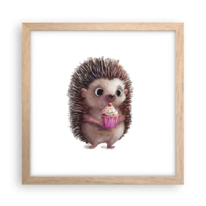 Plakat w ramie jasny dąb - Święto jest co dzień - 30x30 cm