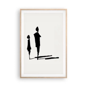 Plakat w ramie jasny dąb - Na pewno razem? - 61x91 cm