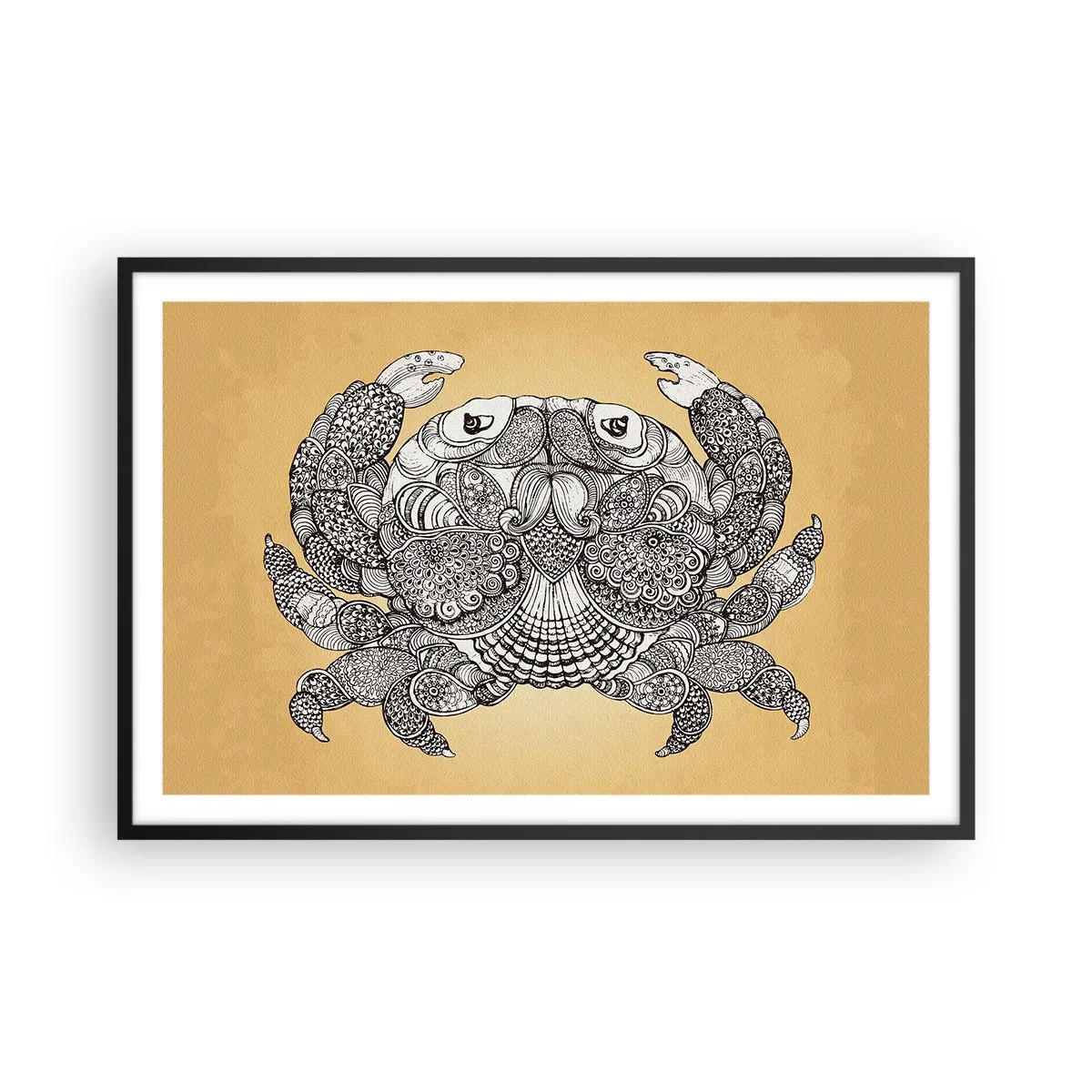 Plakat w czarnej ramie - Opowieści Pana Kraba - 91x61 cm