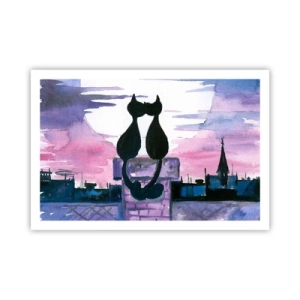 Plakat - Rendez-vous pod księżycem - 91x61 cm