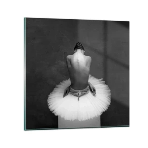 Obraz na szkle - Właśnie rozkwita - 70x70 cm