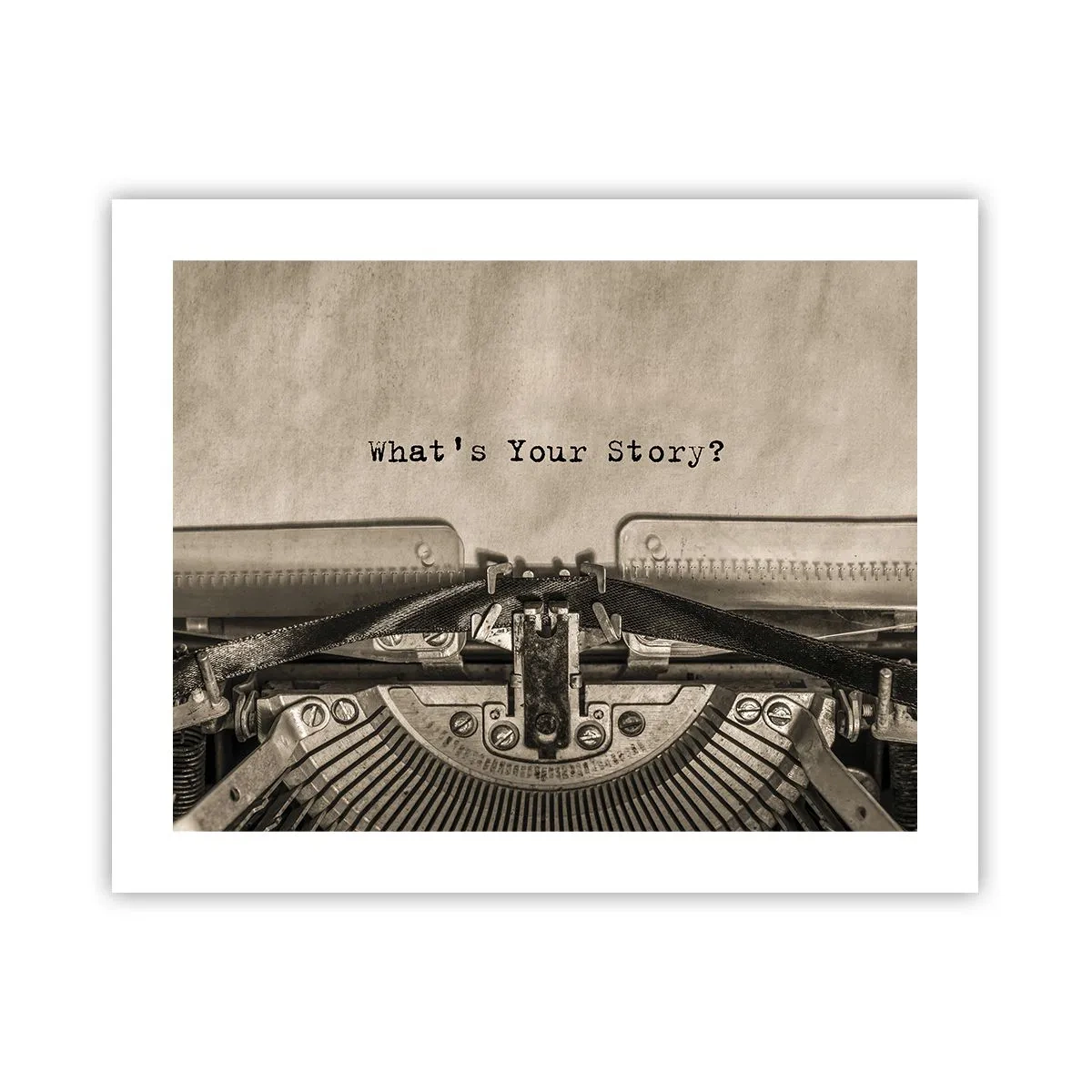 Plakat - Opowiedz mi - 50x40 cm