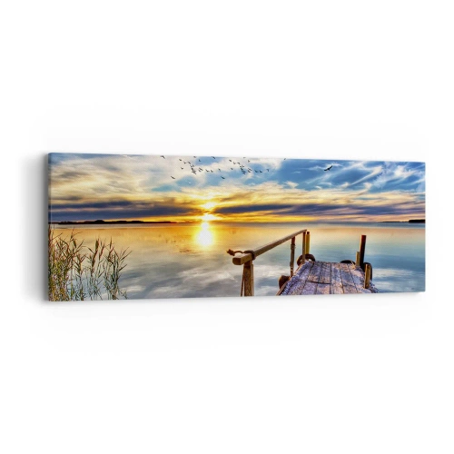 Obraz na płótnie - Wiatr idzie na spoczynek - 90x30 cm