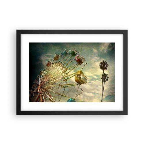 Plakat w czarnej ramie - Będzie, będzie zabawa… - 40x30 cm
