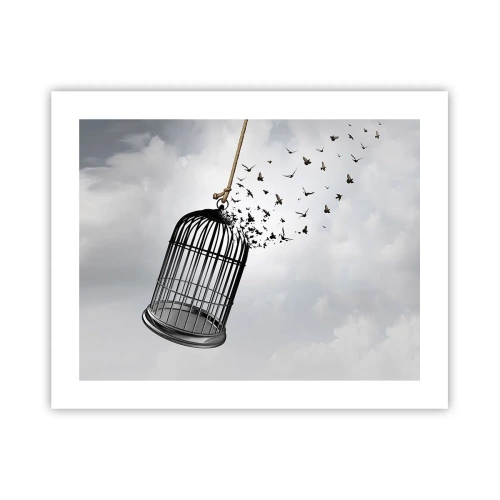 Plakat - Wiara...Nadzieja...Wolność! - 50x40 cm