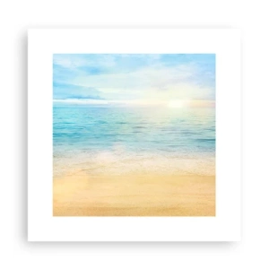 Plakat - Wielki błękit - 30x30 cm