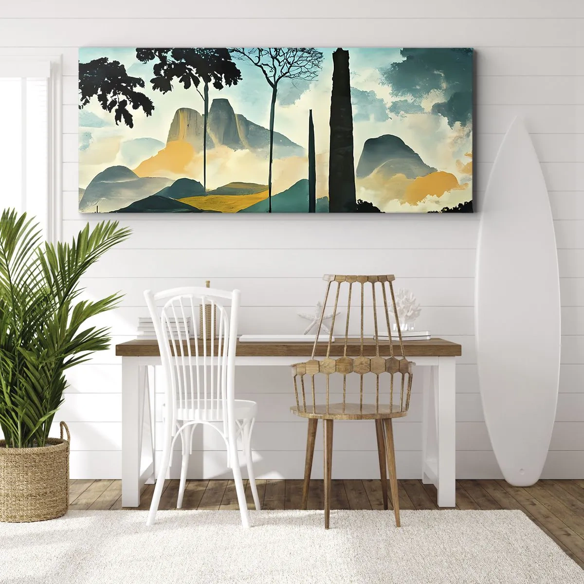Obraz na płótnie - Wciąż wyżej i wyżej - 100x40 cm