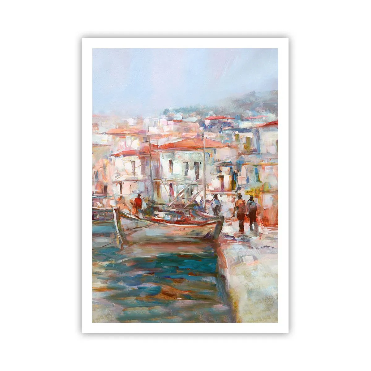 Plakat - Pastelowe wakacje - 70x100 cm