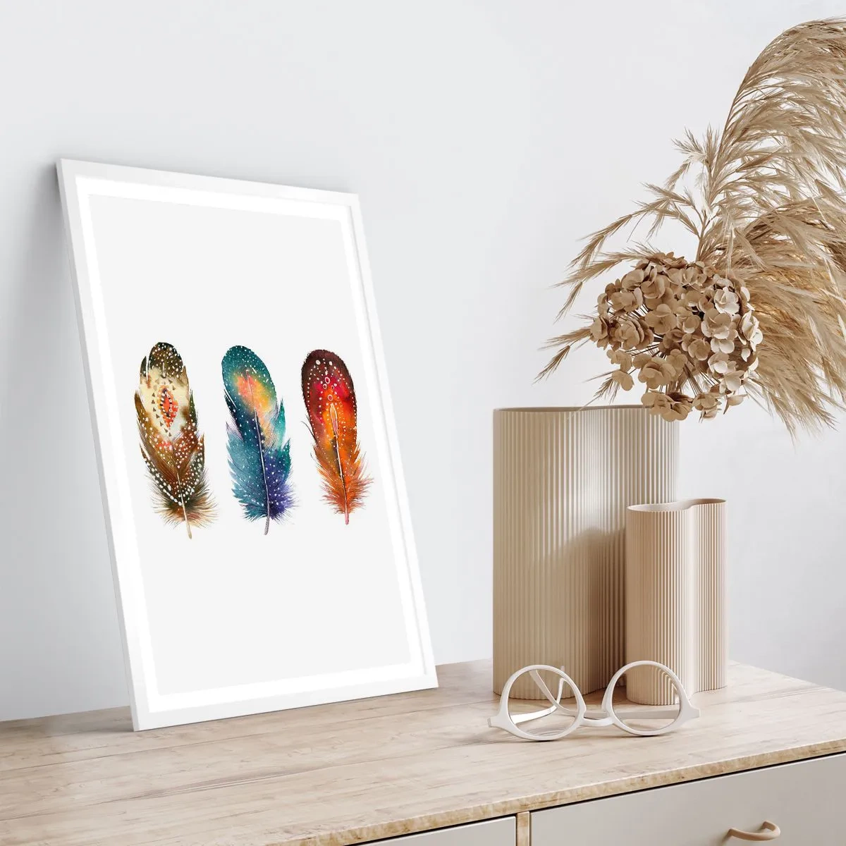 Plakat w białej ramie - Rytuały, obrzędy, tajemnice - 40x50 cm