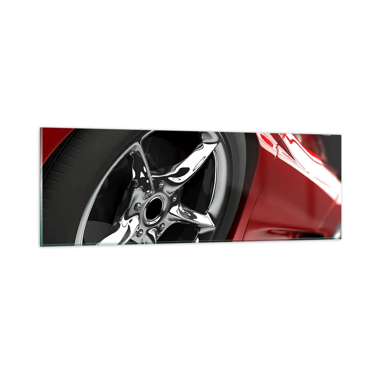 Obraz na szkle - Stworzony do szybkości - 90x30 cm