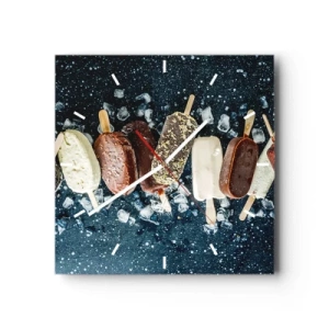 Zegar ścienny - Smak gorącego lata - 40x40 cm