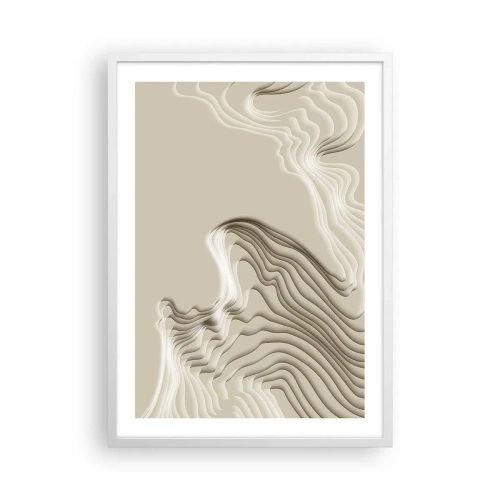 Plakat w białej ramie - Topografia sztuki - 50x70 cm