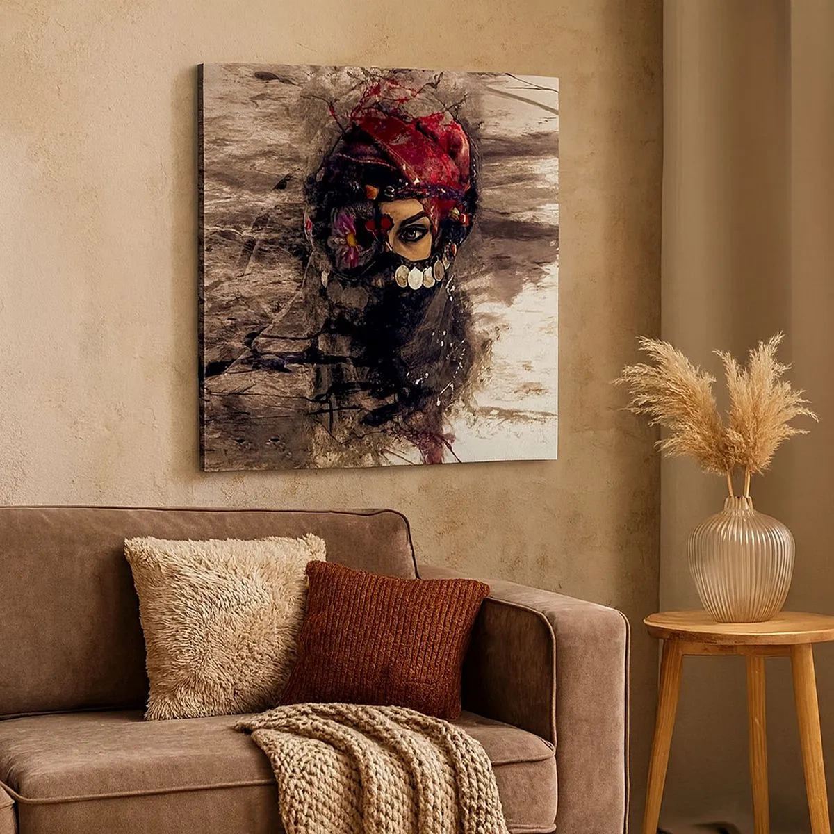 Obraz na płótnie - Co najmniej niepokojąca - 30x30 cm