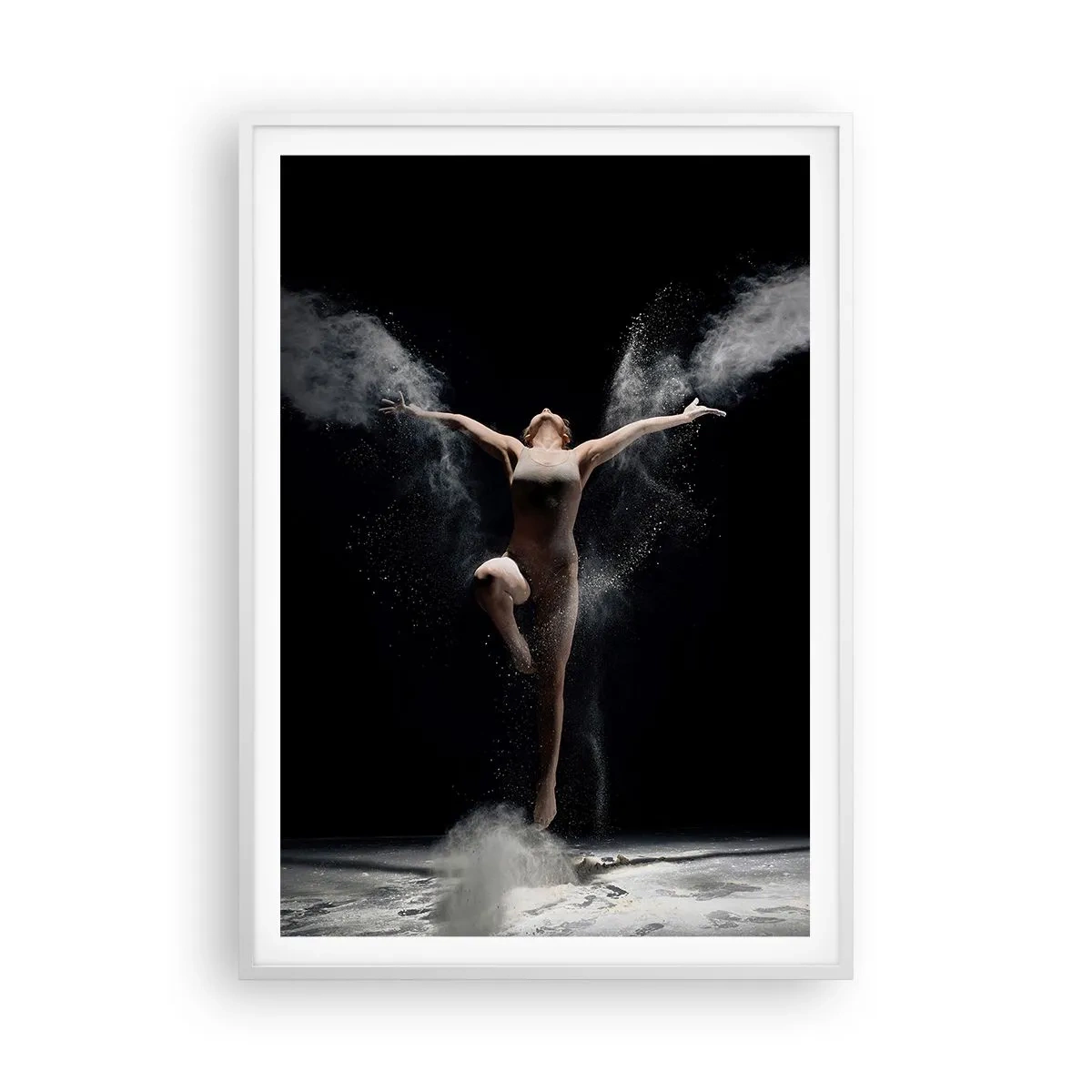 Plakat w białej ramie - Elfy istnieją - 70x100 cm