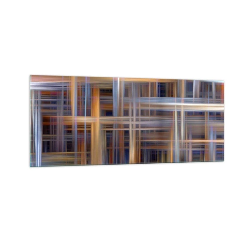 Obraz na szkle - Utkane ze światła - 100x40 cm