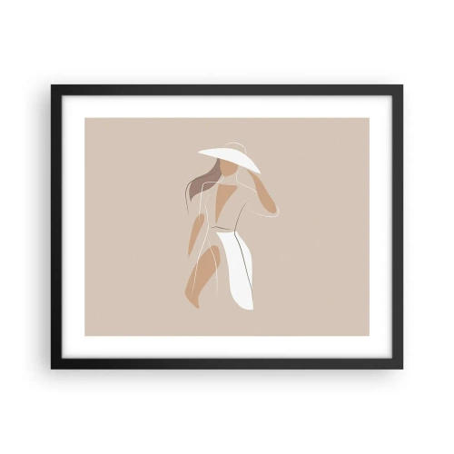 Plakat w czarnej ramie - Moda to zabawa - 50x40 cm