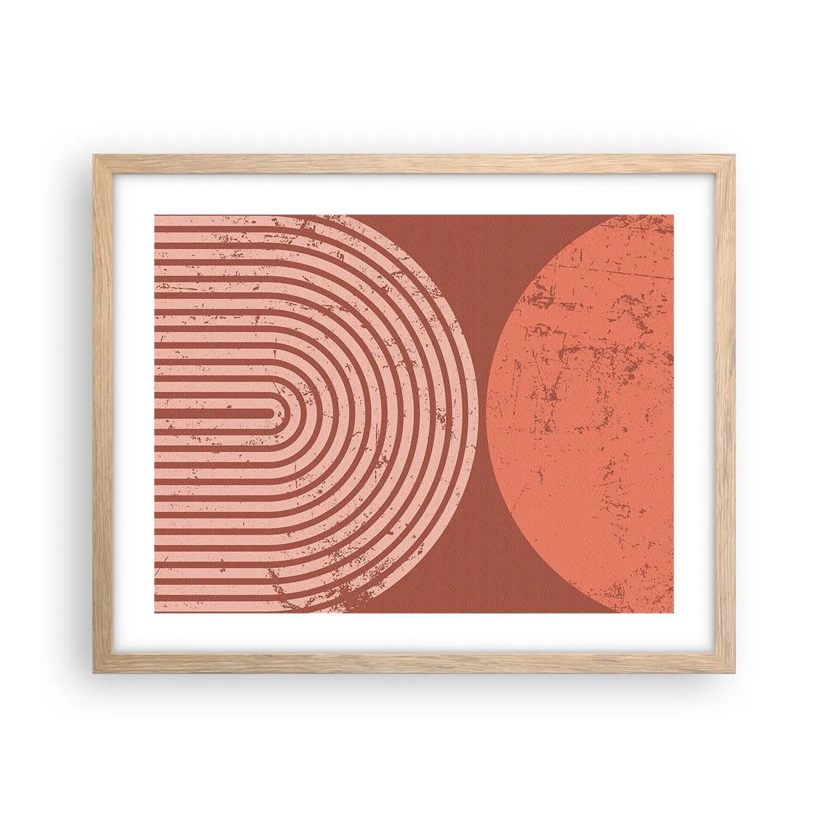 Plakat w ramie jasny dąb - Bliska relacja - 50x40 cm