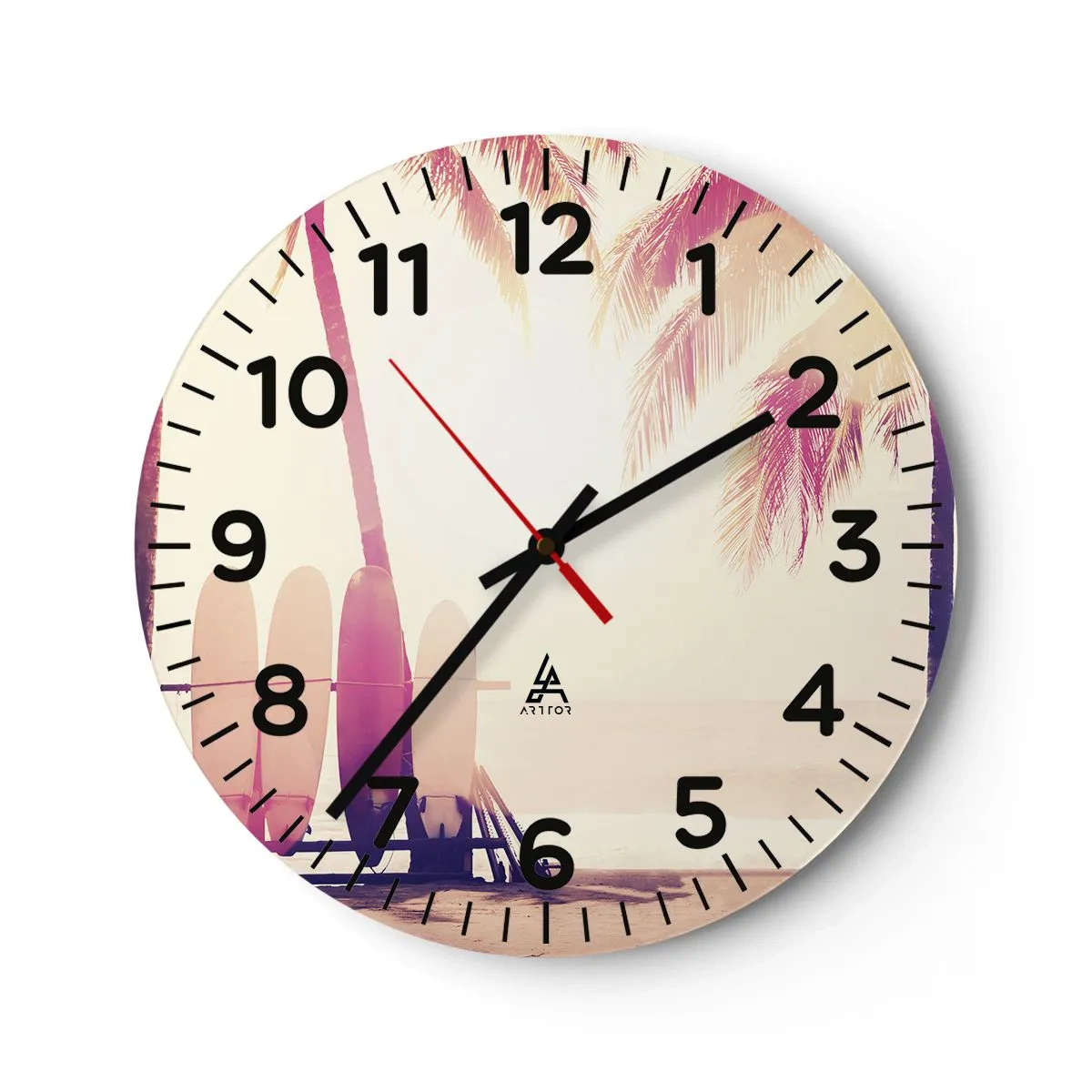 Zegar ścienny - To będzie wspaniały dzień - 40x40 cm