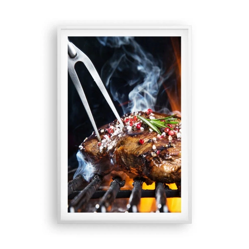 Plakat w białej ramie - Soczyste i wonne - 61x91 cm