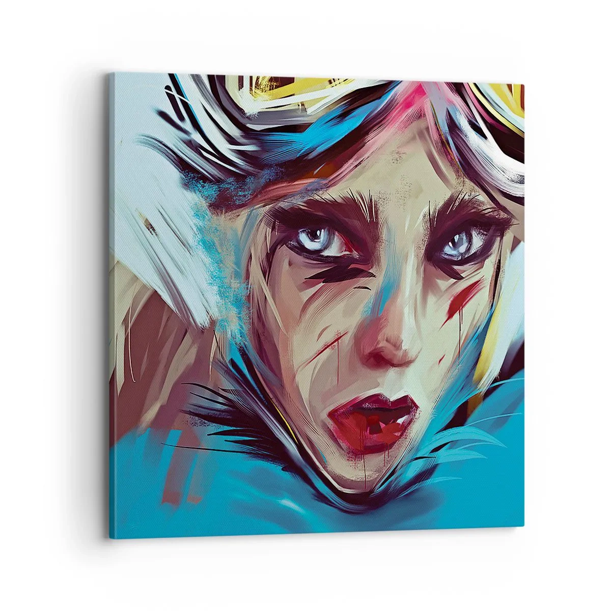 Obraz na płótnie - Wojowniczka szos - 70x70 cm