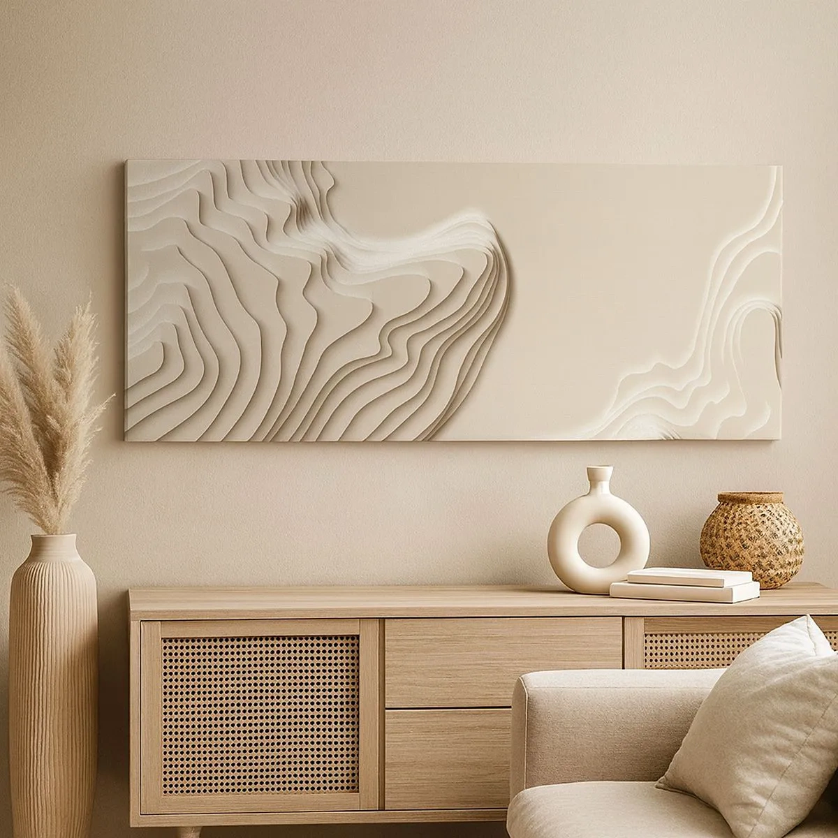 Obraz na płótnie - Topografia sztuki - 100x40 cm