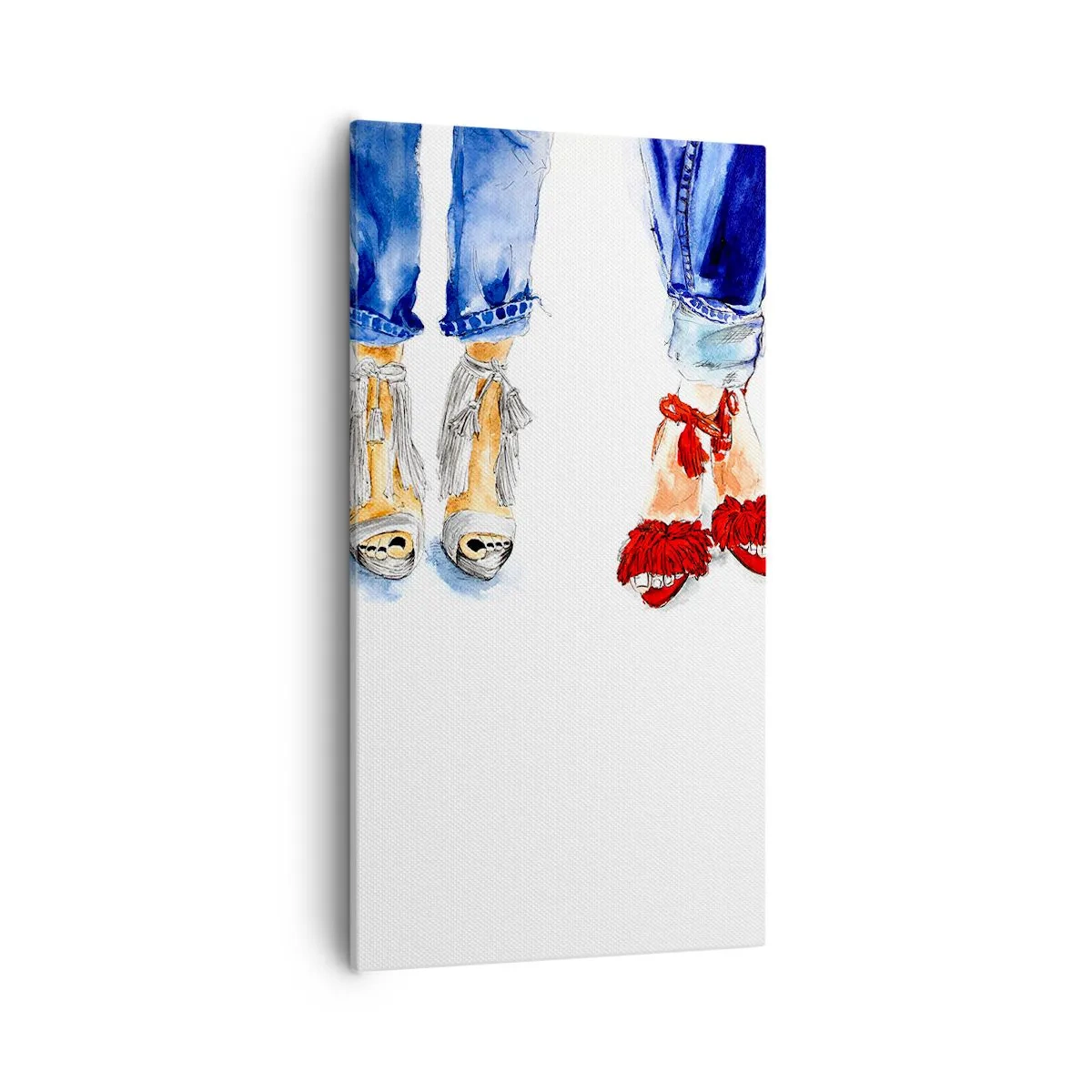 Obraz na płótnie - Może pójdziemy na spacer? - 55x100 cm