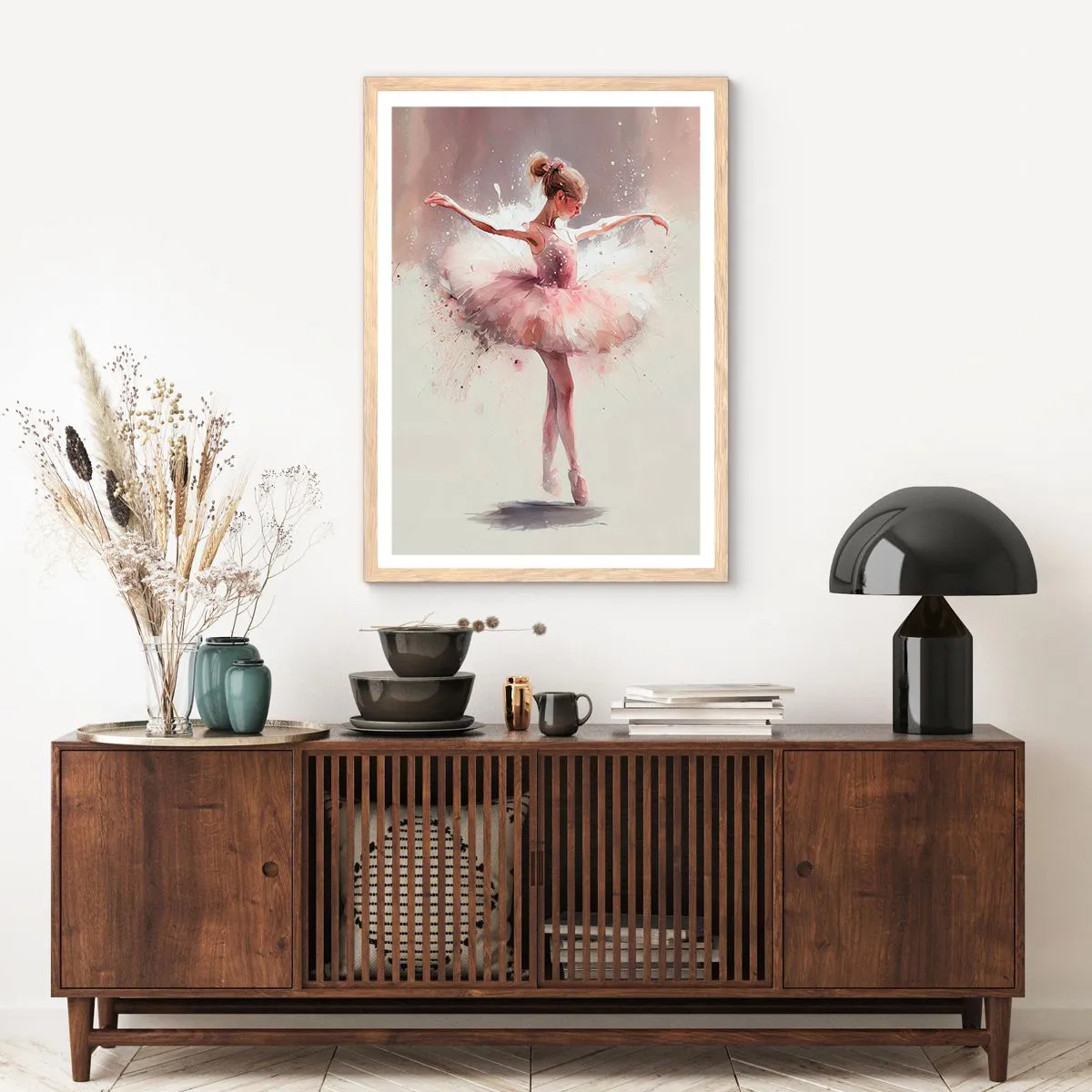 Plakat w ramie jasny dąb - Jak młody ptak - 70x100 cm