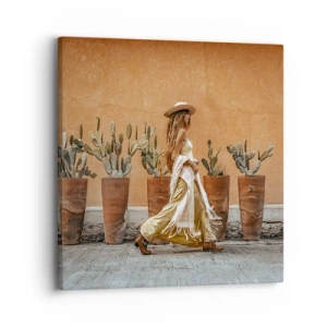 Obraz na płótnie - W stylu hippie - 30x30 cm