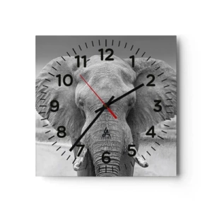 Zegar ścienny - Witaj w moim świecie - 40x40 cm