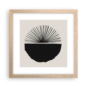 Plakat w ramie jasny dąb - Wachlarz możliwości - 30x30 cm