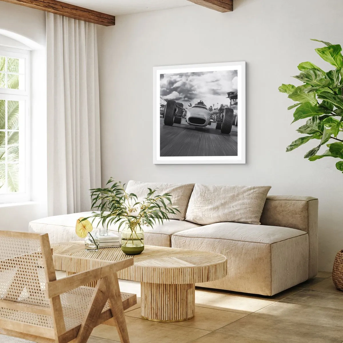 Plakat w białej ramie - Jest moc! - 40x40 cm