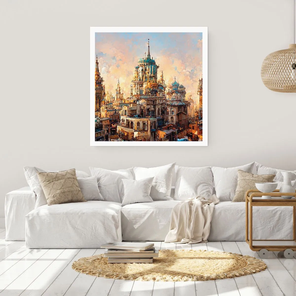 Plakat - Miasto miast - 60x60 cm